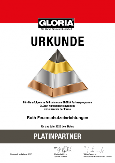 Platinpartner Gloria 2025